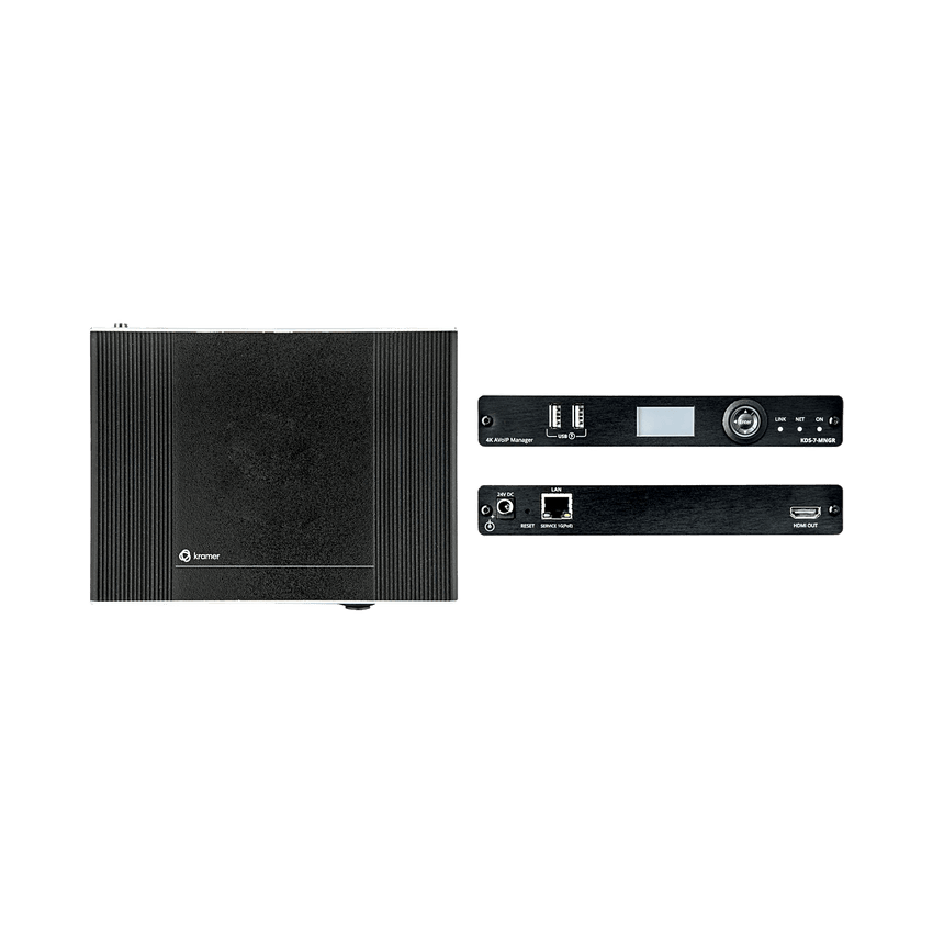 Administrador AVoIP | 999 Canales | Configuración Matriz Virtual y Videowall | KVM | Control Web y API | PoE | Compatibilidad TAA