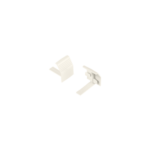 Unión recta de base, para uso con canaleta T70, Material PVC Rígido, Color Blanco