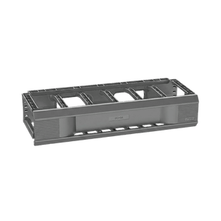 Organizador de Cables Horizontal CableTek, Sencillo (Solo Frontal), Para Rack de 19in, 1 UR