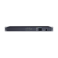PDU ATS (Fuente Redundante Auto-transferible) Medible, Para Distribución de Energía, 2 Entradas 120 Vca NEMA5-15P, Con 10 Salidas NEMA 5-15R, Horizontal 19in, 1UR
