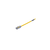 Cable de Parcheo UTP Cat6A, CM/LSZH, Diámetro Reducido (28AWG), Color Amarillo, 1.52 Metros (5 Pies)
