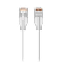 Patchcord UniFi Etherlighting? de 2 Metros (6.56 Pies), hasta 10G / Soporta hasta PoE+++ / Conector RJ45 Transparente para Mejores Efectos de Luz con Switches USW PRO MAX