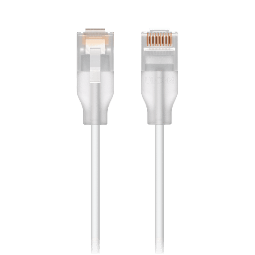 Patchcord UniFi Etherlighting? de 2 Metros (6.56 Pies), hasta 10G / Soporta hasta PoE+++ / Conector RJ45 Transparente para Mejores Efectos de Luz con Switches USW PRO MAX