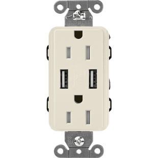 Receptáculo 15 A con puerto USB