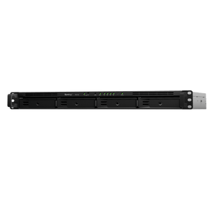 Unidad de Expansión Synology RX418 | 4 Bahías SATA HDD/SSD 3.5" y 2.5" | eSATA | Profundidad 30 cm | Compatible con RackStation 1U | Administración DSM.