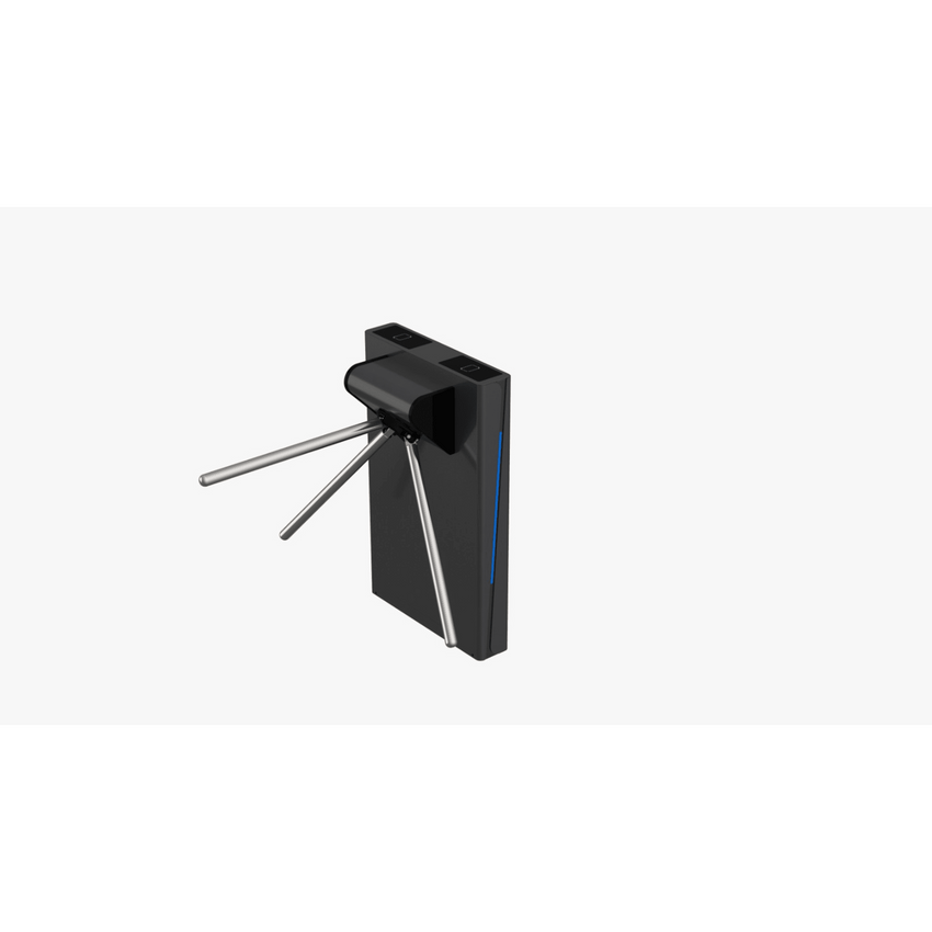 Torniquete Semiautomático AP-AL-1000HDM Trípode Antirretorno / Exterior Protegido / Motor Sin Escobillas / Paso 550 mm / Control por Tarjeta IC-ID / Reconocimiento Facial / Indicadores LED / Reinicio Automático