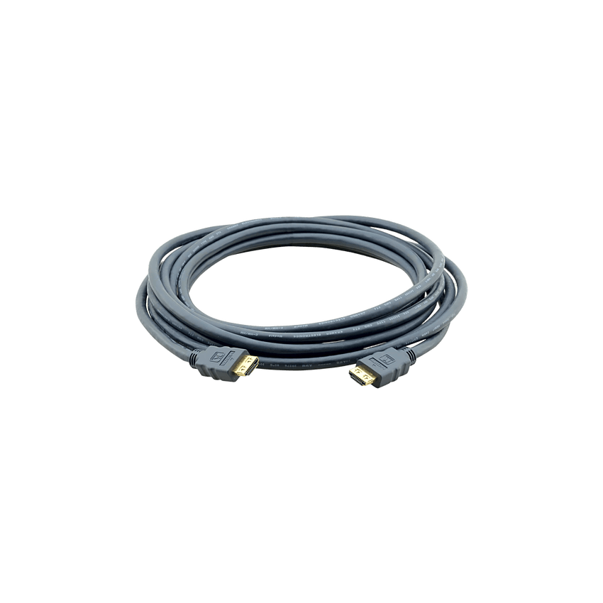 Cable HDMI Premium| Longitud 7.60 m | Alta Velocidad 18 Gbps | 4K@60Hz (4:2:0) | Conectores Dorados 24K | K-Lock Resistentes | Triple Blindaje | Certificado Premium