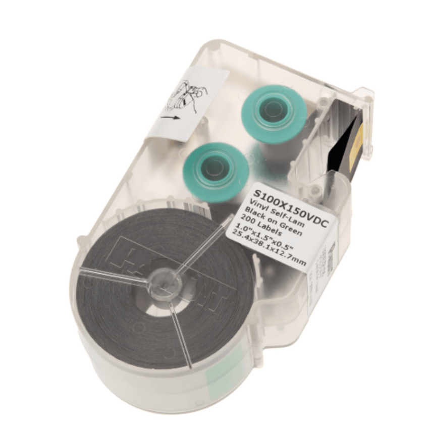 Casete de Etiqueta Auto-laminada para cableado de redes de cobre, fibra óptica o eléctrico, 200 etiquetas