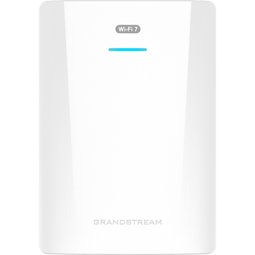 Punto de Acceso Wi-Fi 7 para Pared / GWN7670WM / MIMO 2x2:2 DL-UL OFDMA / Modulación 4096 QAM / 2.5G Ethernet PoE+ / Hasta 256 Clientes / QoS Avanzado / Cobertura 175 mts / Gestión Integrada y en la Nube