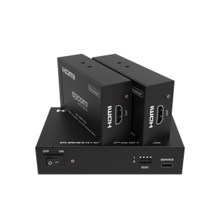 Splitter HDMI 1x2 | 4K@60Hz a 60m | 4K@30Hz a 70m | Cable Cat6 | EDID | HDCP 2.2 | Salida Loop