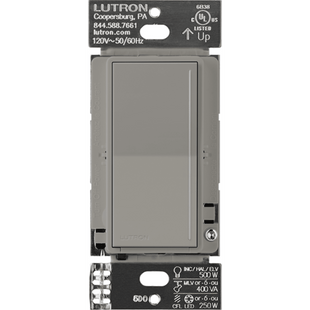 (RadioRa3) Atenuador  táctil SUNNATA Dimmer PRO color blanco mate para linea Radio Ra3, el cable neutro es opcional 250W LED / CFL