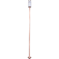 Electrodo Puesta a Tierra 20A / Cobre Electrol�tico / Filtro Autoconectable / Compuesto 6 kg / 114 cm (44.9 in)