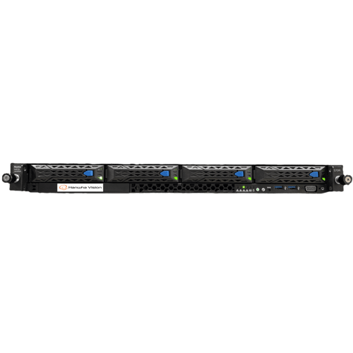NVR Wisenet WAVE basada en Windows / Montable en Rack 1U / Incluye 1 licencia WAVE-PRO-04 / 470 Mbps throughput / Incluye 80 TB para almacenamiento