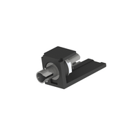 Módulo Acoplador ST Simplex, para Fibra Óptica Multimodo OM3/OM4, Tipo Mini-Com, Color Negro