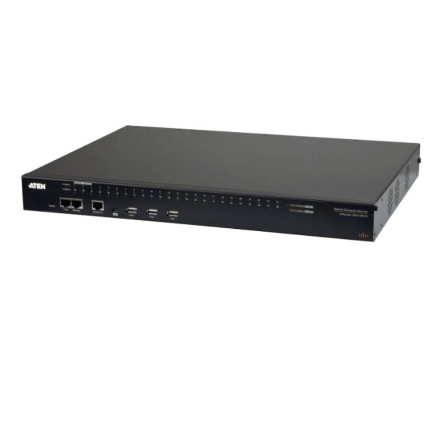 Servidor de Consola Serie 48 Puertos / Acceso Remoto Seguro In-Band y Out-of-Band / Dual Ethernet y Dual Power / Monitoreo Ambiental / FIPS 140-2