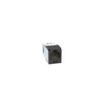 Conector Jack RJ45 Estilo TG, Mini-Com, Categor�a 6A, Con Gel Resistente a la Corrosi�n, de 8 Posiciones y 8 Cables, Color Negro