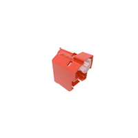 Kit de 100 Dispositivos Para Impedir Desconexión de Plug RJ45, Color Rojo, Incluye 5 Herramientas para Instalar/Retirar