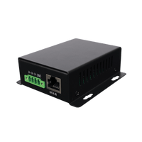 Inyector PoE Industrial / Ideal para Aplicaciones Solares / Entrada 9-32 Vcc / Salida PoE pasivo 24V / Conexión plug and play / Ideales para Enlaces Inalámbricos (Ubiquiti, Cambium, Mimosa, MikroTik)