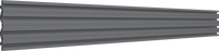 RIEL DE MONTAJE PARA SOPORTE DE VIDEOWALL LED DE 125CM  FABRICADO EN ALUMINIO