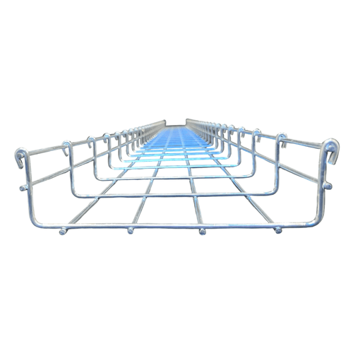 Charola Tipo Malla Línea MallaFils® 200x54 mm para hasta 154 Cables Cat6 / Uso Interior con Acabado EZ / Tramo 3 m