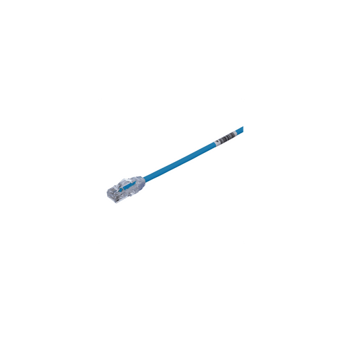 Cable de Parcheo UTP Cat6A, CM/LSZH, Diámetro Reducido (28AWG), Color Negro, 7 ft
