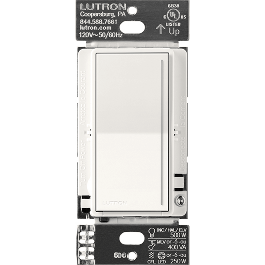 (RadioRa3) Atenuador  táctil SUNNATA Dimmer PRO color blanco para linea Radio Ra3, Requiere cable neutro 250W LED / CFL