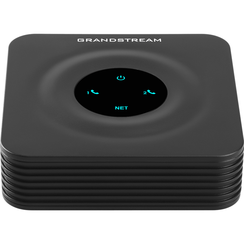 Adaptador de Teléfonos Analógicos ATA / 2 Puertos FXS (Conectar Teléfono Análogo) / Soporta 2 Perfiles SIP / Ethernet 10/100Mbps / Seguridad TLS y SRTP / Conferencia de Voz 3 Vías /