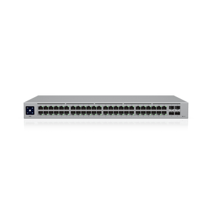 USW-48 — Switch Layer 2 de 48 Puertos GbE + 4 Puertos SFP con Diseño Fanless para Funcionamiento Totalmente Silencioso