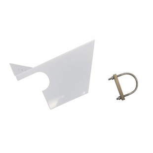 Parasol De Acero Inoxidable Pintado De Blanco Para Detectores Serie XNX, Optima Plus, MPD, Sensepoint PPM, EC De Gases Tóxicos y Oxígeno