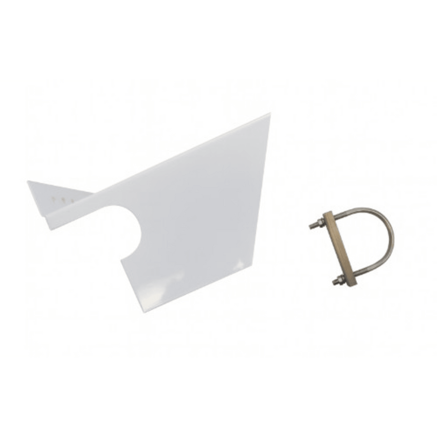 Parasol De Acero Inoxidable Pintado De Blanco Para Detectores Serie XNX, Optima Plus, MPD, Sensepoint PPM, EC De Gases Tóxicos y Oxígeno