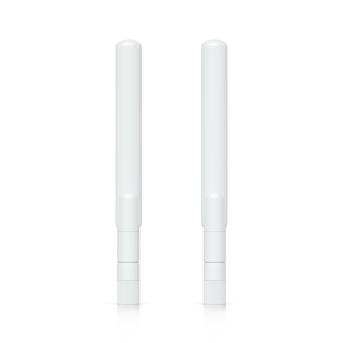 Par de Antenas Omnidireccionales Ideales para el UK-Ultra. Incluye dos Antenas de Doble Banda con 3 dBi en 2.4 GHz y 4 dBi en 5 GHz