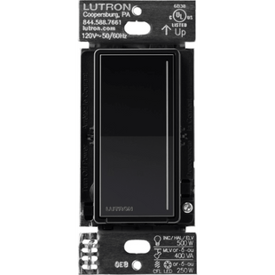 (RadioRa3) )Atenuador (dimmer) Auxiliar de pared, compañero de atenuadores multilocación. Usar en 3 vías o escalera.