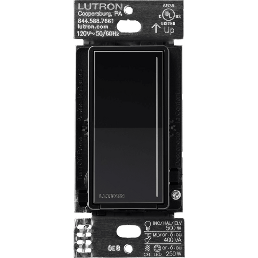 (RadioRa3) )Atenuador (dimmer) Auxiliar de pared, compañero de atenuadores multilocación. Usar en 3 vías o escalera.