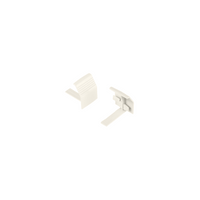 Unión recta de base, para uso con canaleta T70, Material PVC Rígido, Color Blanco