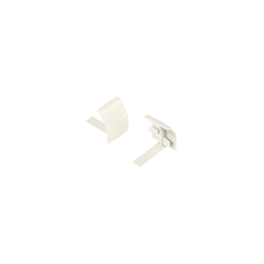 Unión recta de base, para uso con canaleta T70, Material PVC Rígido, Color Blanco