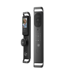 Cerradura Inteligente Multibiométrica / Reconocimiento Facial + Venas Palma + Huella Digital / Teclado Numérico + Tarjetas IC + NFC / Pantalla HD 4.5 Pulgadas / Batería Doble 4000mAh + 2500mAh / Conexión WiFi 2.4GHz / App Smart