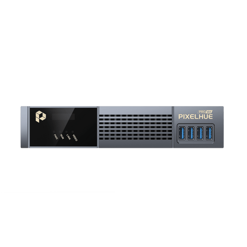 Procesador AVoIP Dual-Streaming / Encoding y Decoding Integrado / Algoritmo InstSight + H.264/H.265 / 1G Ethernet + Fibra Óptica SFP / KVM Multi-Plataforma / PoE+ / 8 Capas 1080p / Sincronización Nanosegundo
