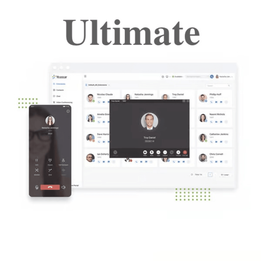 Extensión anual de usuario para conmutador en nube Yeastar Ultimate Edition