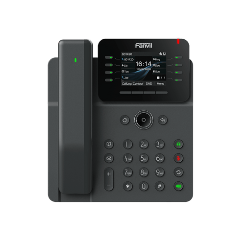 Teléfono IP / Handset Inalámbrico Bluetooth / 12 Líneas SIP / Pantalla IPS Táctil 2.8" HD / Conferencia 6 Vías / Puertos Gigabit / PoE 802.3af / OpenVPN / Hot Desking