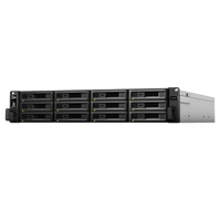 Unidad de Expansión Synology RX1217/RX1217RP | 12 Bahías de Disco | Compatible con RackStation 2U | Expansión de Volumen en Línea | Fuentes de Alimentación Redundantes (RX1217RP) | Administración DSM.