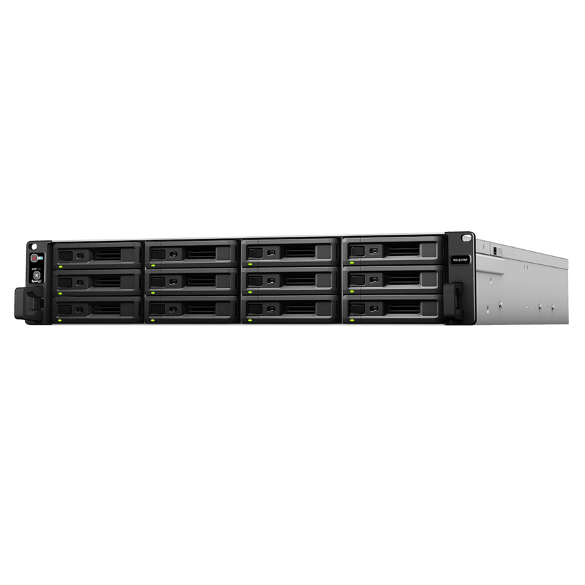 Unidad de Expansión Synology RX1217/RX1217RP | 12 Bahías de Disco | Compatible con RackStation 2U | Expansión de Volumen en Línea | Fuentes de Alimentación Redundantes (RX1217RP) | Administración DSM.