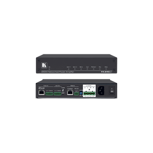 Amplificador de Potencia | 240W | Dante | Hi-Z Lo-Z Seleccionable | DSP Integrado | 32 bits 96 kHz | RS-232 IP Control