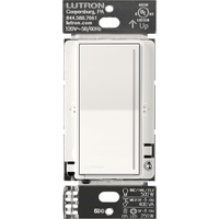 (RadioRa3) Atenuador táctil Sunnata Dimmer PRO color brilliant white, requiere cable neutro / soporta 250W LED