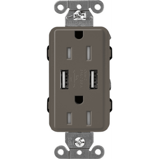Receptáculo 15 A con puerto USB