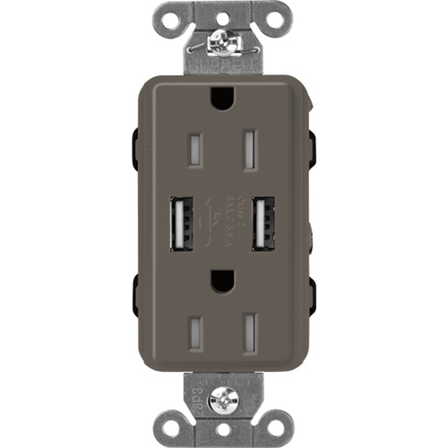 Receptáculo 15 A con puerto USB
