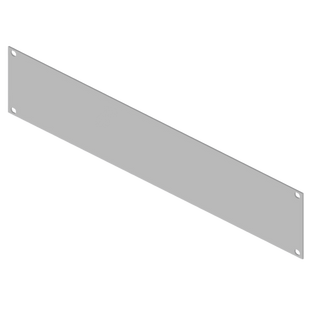 Tapa Ciega para Rack 19 in / 2 Unidades (2U) / Acero Calibre 14 / 483 mm x 88 mm (19.02 in x 3.46 in) / Pintura Electrostática Blanca / Componente Pasivo