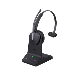 Diadema Inalámbrica WH64 Mono de Yealink con Certificación Teams y Altavoces de 30 mm para Audio HD