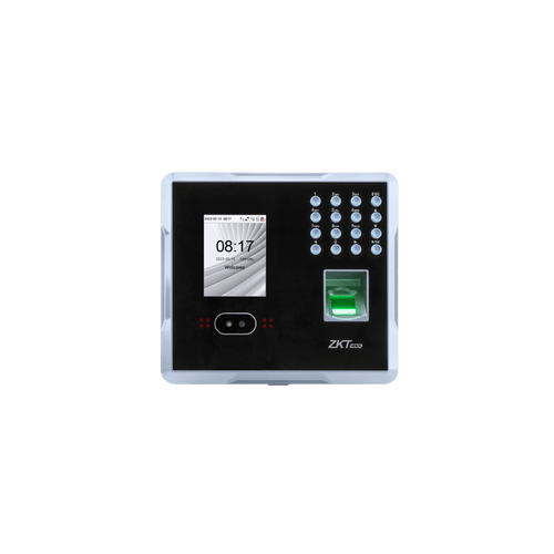 Terminal Multi-Biom�trica de Asistencia y Control de Acceso / Reconocimiento Facial, Huella y Tarjeta / 2,000 Usuarios / 1,500 Rostros / 2,000 Huellas / 100,000 Eventos / TCP/IP Wi-Fi USB / ADMS / Pantalla 2.8" TFT