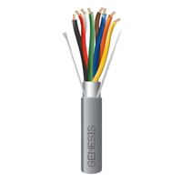Bobina de 305 Metros (1000 Pies) / Cable de Cobre / 8 x 22 AWG / Riser / Tipo CMR-CL3R / Blindado / Gris / Para Aplicaciones de Control de Acceso / Alarmas de Intrusi�n / Automatizaci�n / Interfonos y TV Porteros