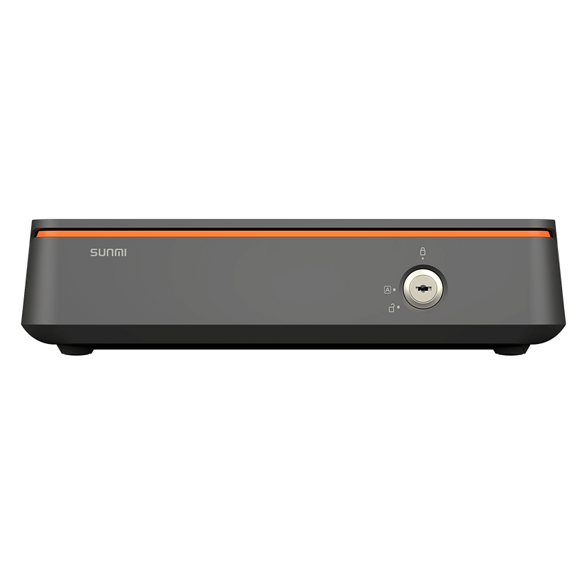 Cajón de Efectivo Mini SUNMI / ABS de Alta Resistencia / 3 Posiciones de Bloqueo / 9V-24V Autoajustable / 1,000,000+ Operaciones / 10 kg Capacidad de Carga / Reducción de Ruido <50dB